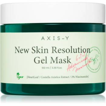 AXIS-Y 6+1+1 Advanced Formula New Skin Resolution Gel Mask Masca Gel calmanta cu efect racoritor - imagine 2